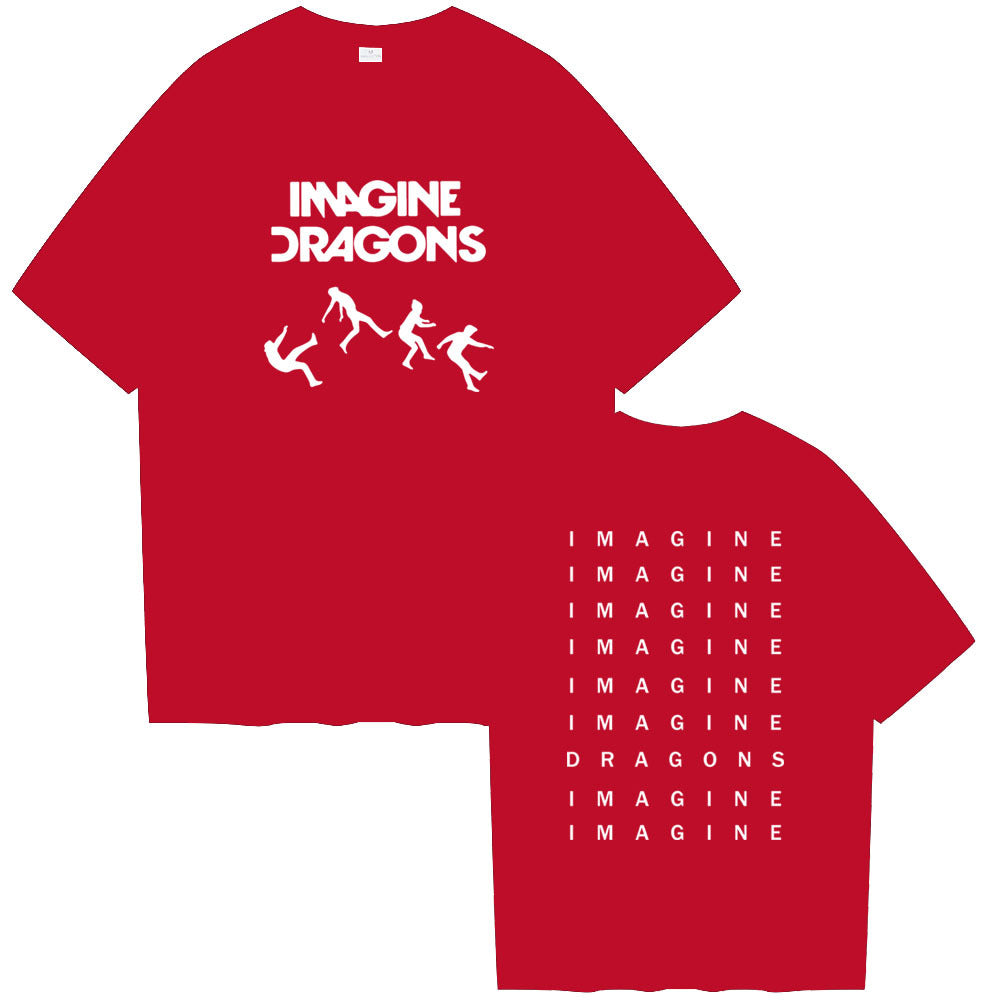 Imagine Dragons Loom Tour short sleeved women's T-shirt top