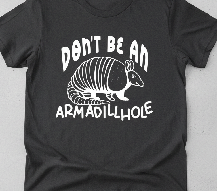 Don't be an Armadillhole tee