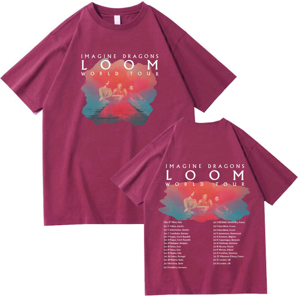 Imagine Dragons Loom Tour short sleeved women's T-shirt top