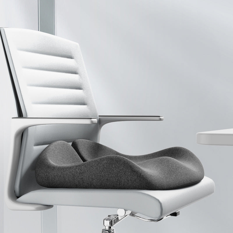 Memory Foam Coccyx Cushion. Alleviates tailbone/sciatica/back pain. Non - slip for office/car seats.