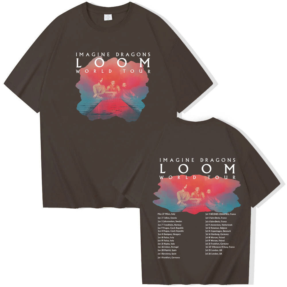 Imagine Dragons Loom Tour short sleeved women's T-shirt top