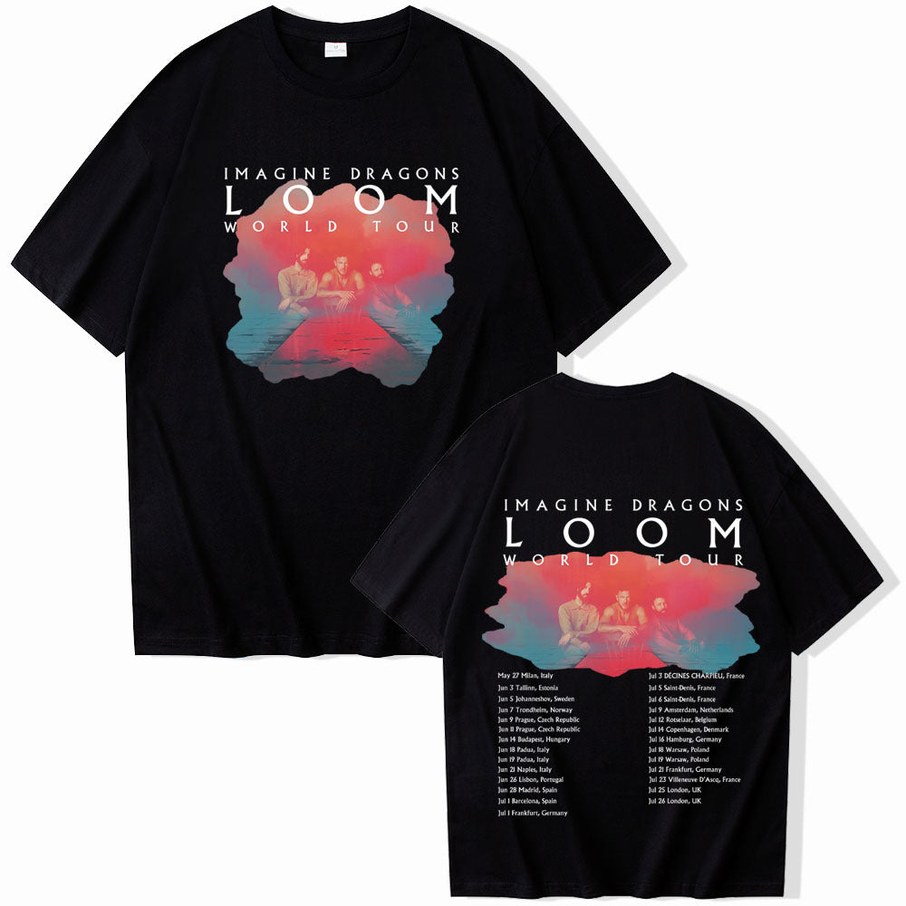 Imagine Dragons Loom Tour short sleeved women's T-shirt top