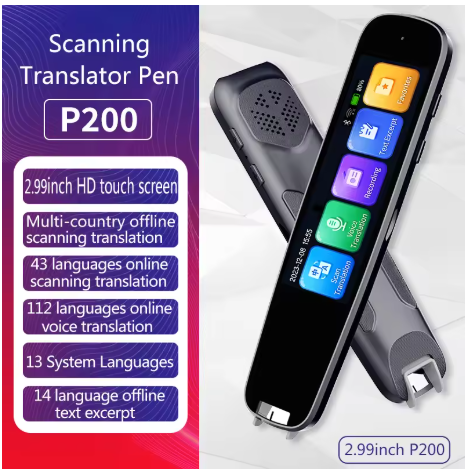 Smart AI Scan Reader Portable Voice Translator Scanner Pen WIFI AI Voice  Languages Translator For Dyslexia Autism