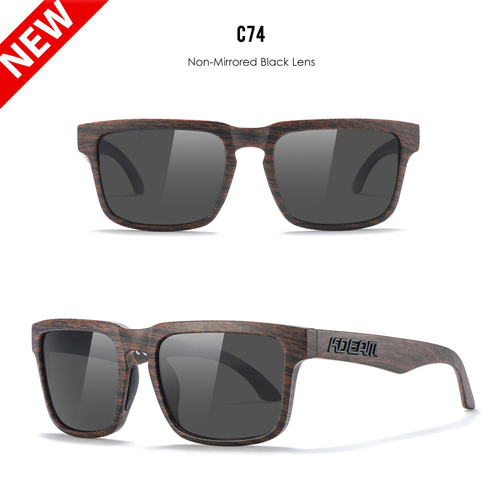 Classic polarized sunglasses for men and women ultra light driving glasses colorful real film sunglasses