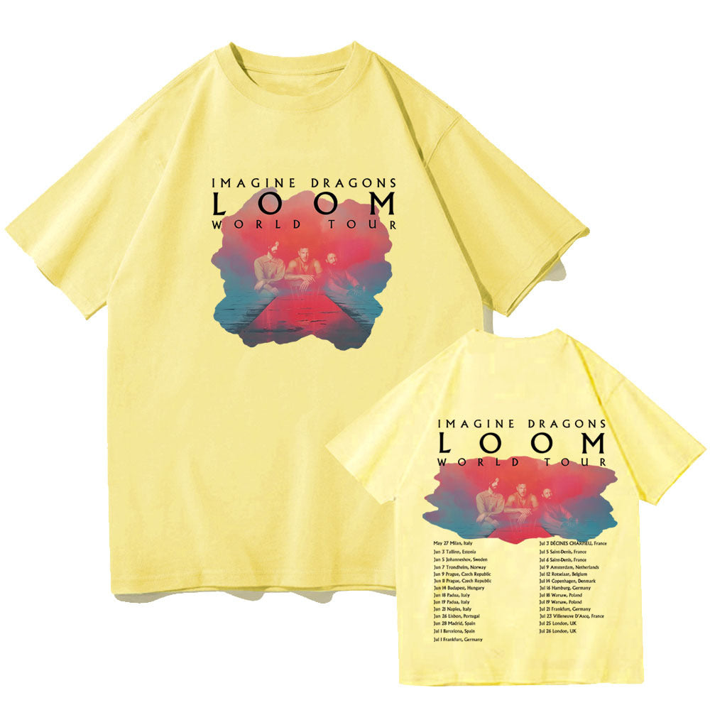 Imagine Dragons Loom Tour short sleeved women's T-shirt top