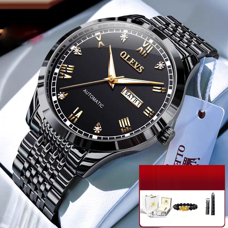 Men's Watch Men's Mechanical Watch Fully Automatic Simple Wind Waterproof Night Light Watch