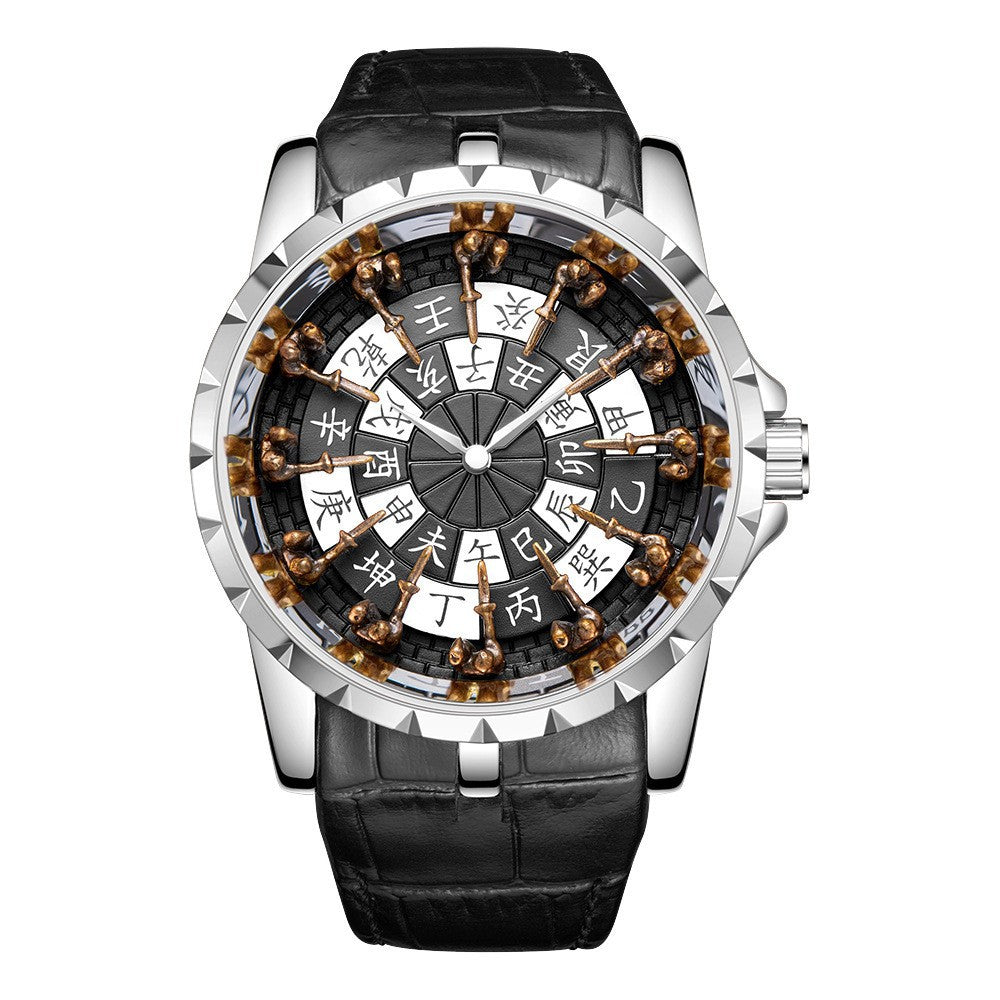 Twelve Round Table Knight Watch Mechanical Without Ground Support Mechanical Watch Men's Watch Trend