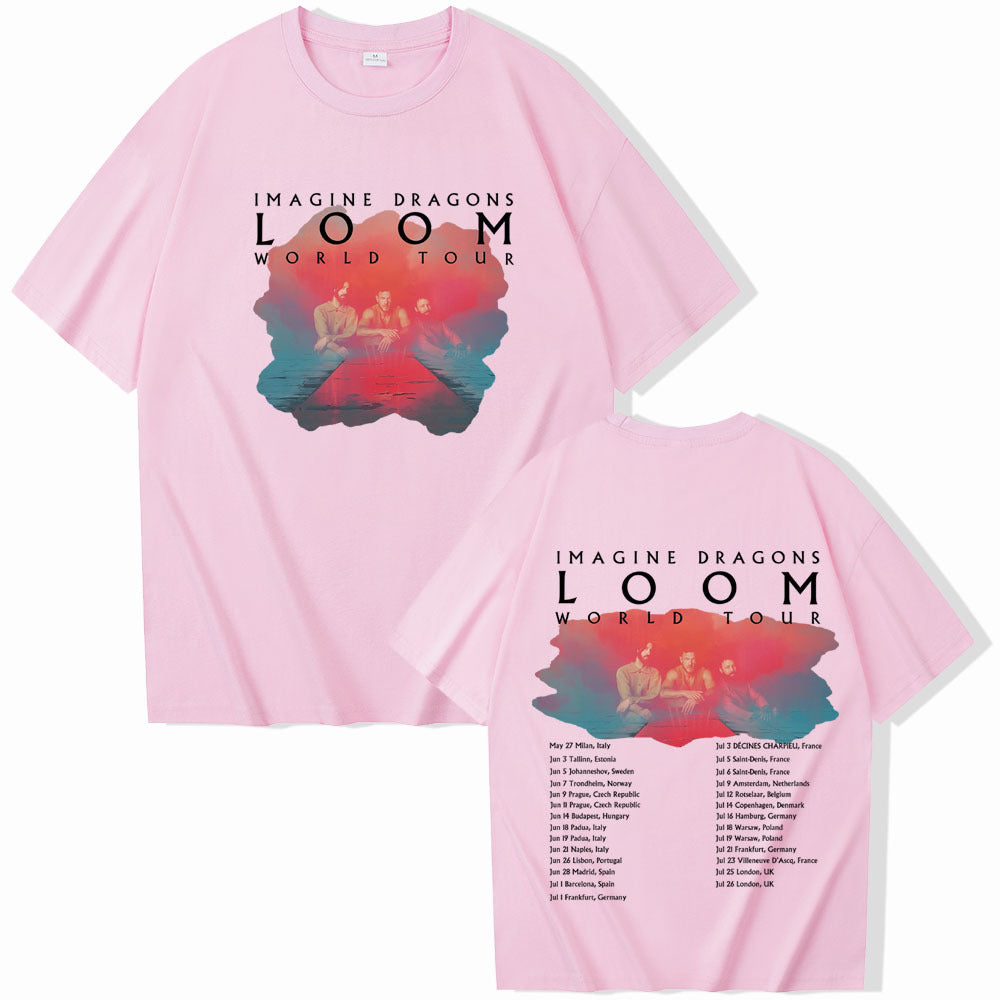 Imagine Dragons Loom Tour short sleeved women's T-shirt top