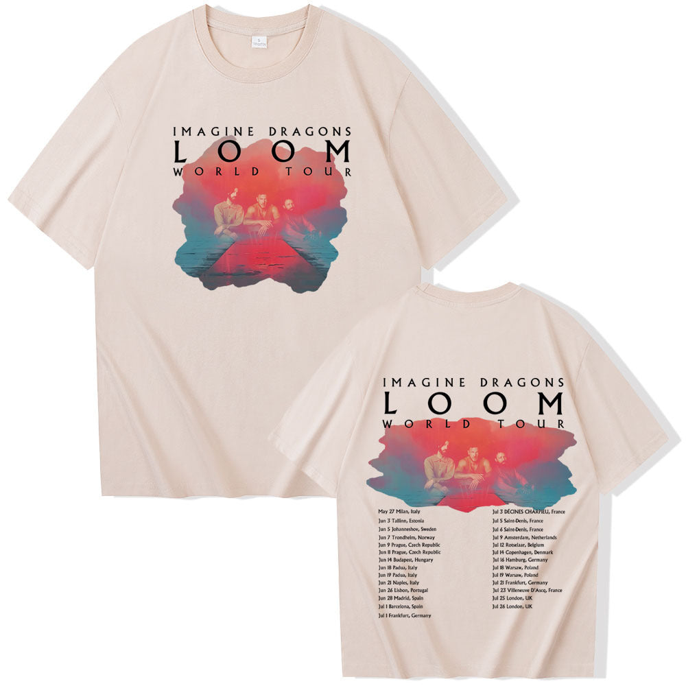 Imagine Dragons Loom Tour short sleeved women's T-shirt top