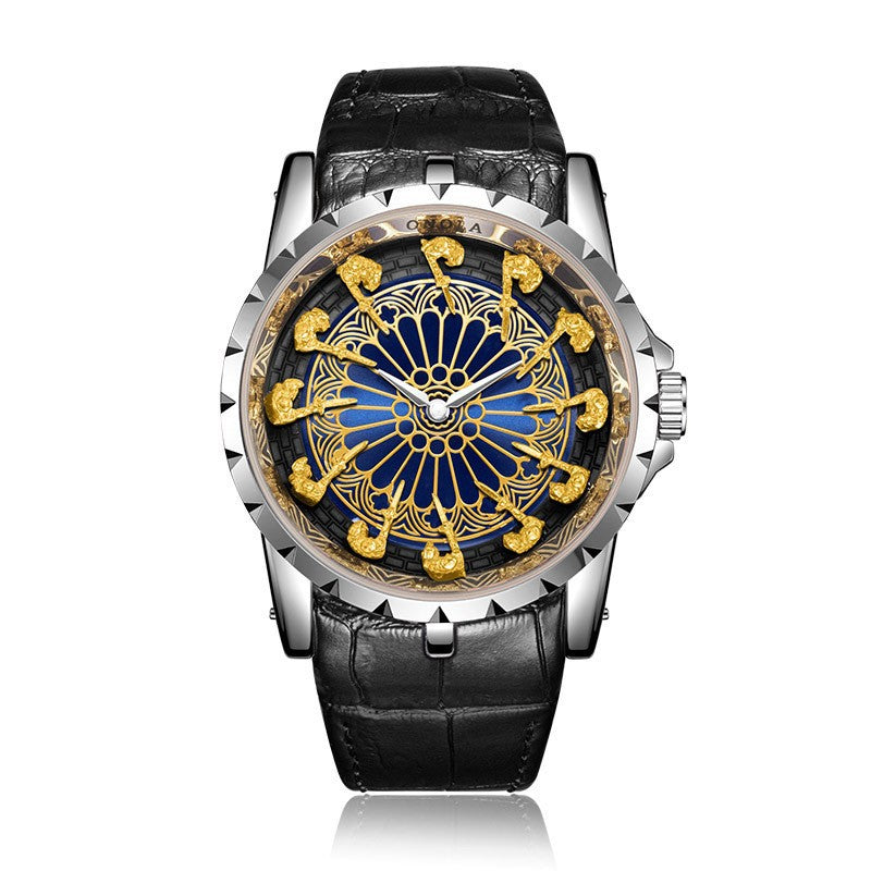 Twelve Round Table Knight Watch Mechanical Without Ground Support Mechanical Watch Men's Watch Trend