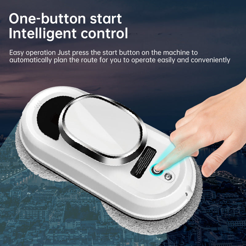 5600Pa Smart Window Cleaning Robot   Auto-Guided, Remote-Controlled Glass Cleaner for Home Use