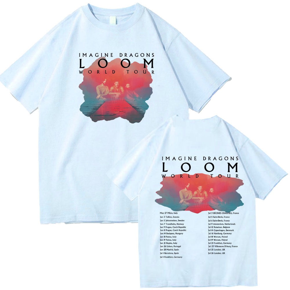 Imagine Dragons Loom Tour short sleeved women's T-shirt top