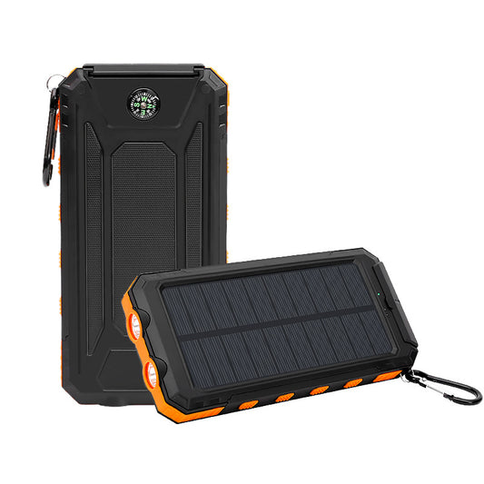 Ultra thin solar power bank 20000mAh with compass three proof solar power bank