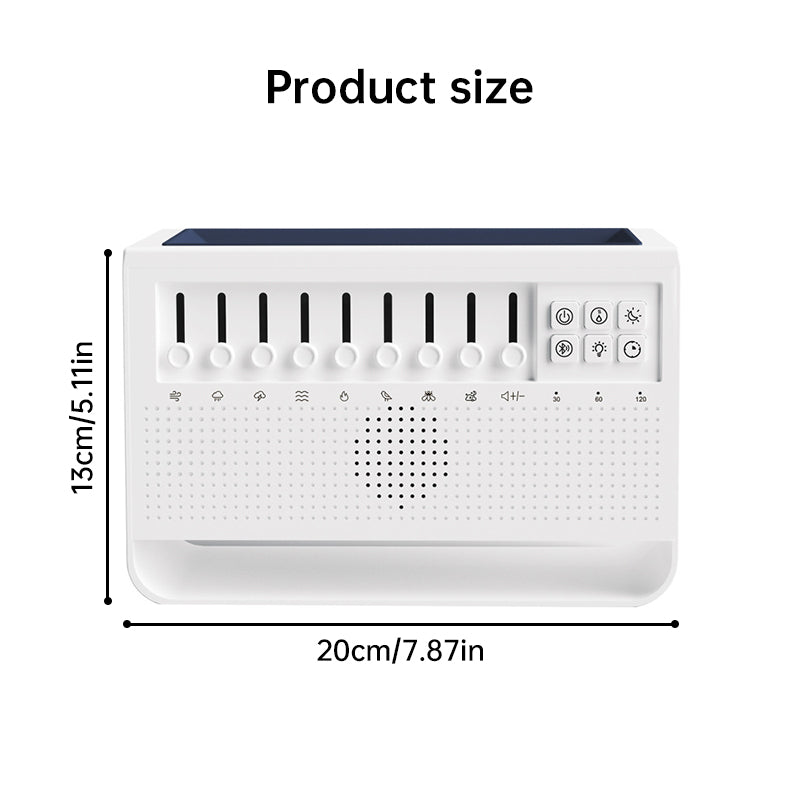 Haut-parleur Bluetooth Portable à bruit blanc, aide au sommeil, veilleuse, humidificateur, Machine tout-en-un, 8 Goup, son natur