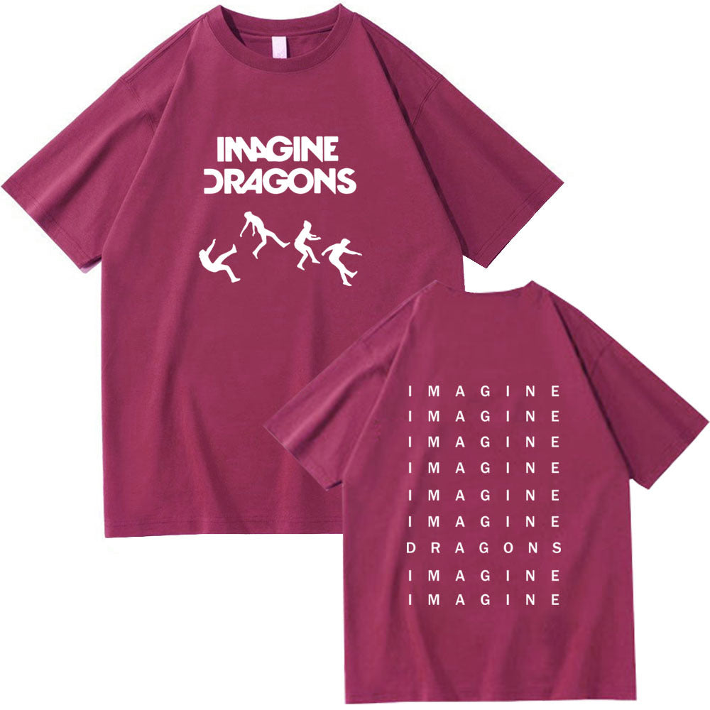 Imagine Dragons Loom Tour short sleeved women's T-shirt top