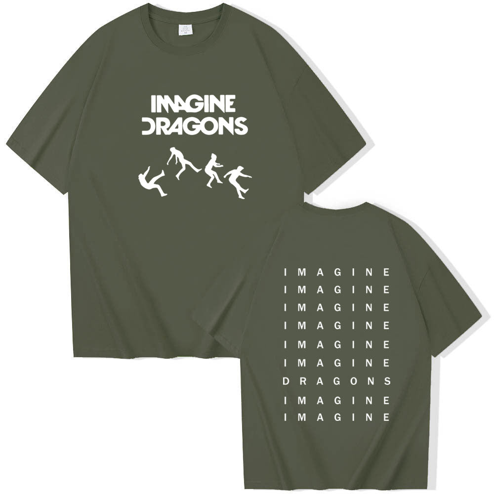 Imagine Dragons Loom Tour short sleeved women's T-shirt top