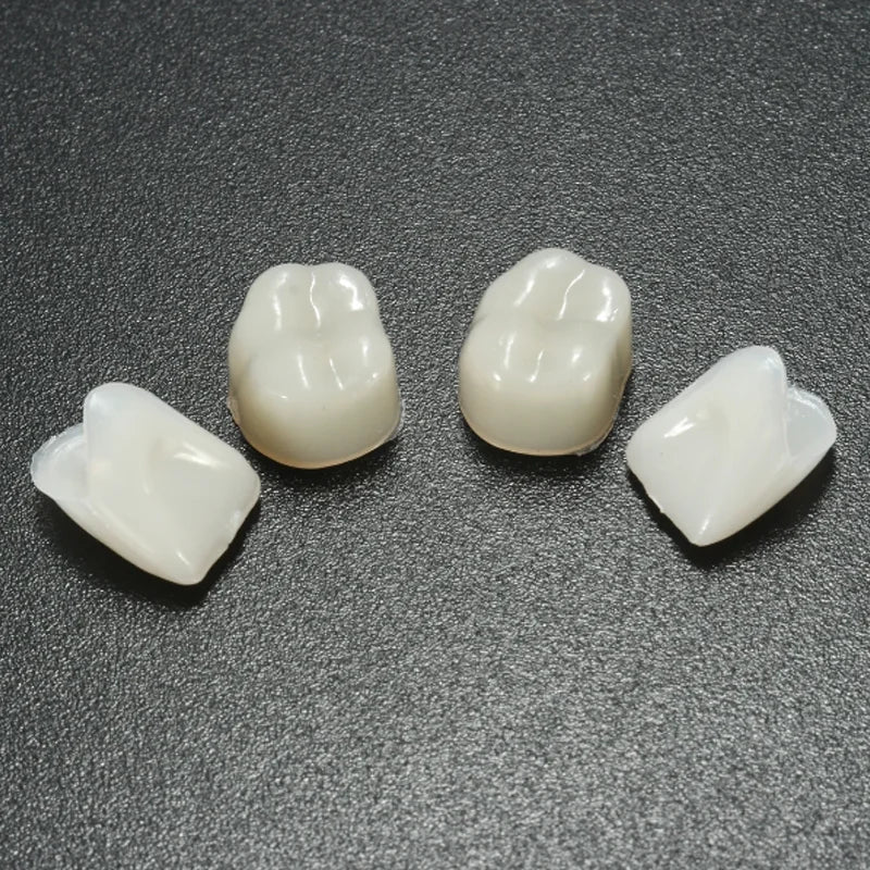 50/100pcs Dental Temporary Crown Resin Teeth Veneers Materials Porcelain Tooth For Anterior and Posterior Teeth Restoration Tool