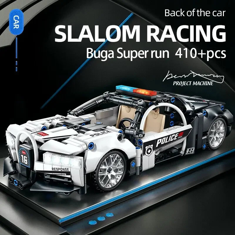 Supercar Building Blocks Car Early Learning Educational Assembled Toys Boys And Children Birthday Gift Building Blocks Ornaments