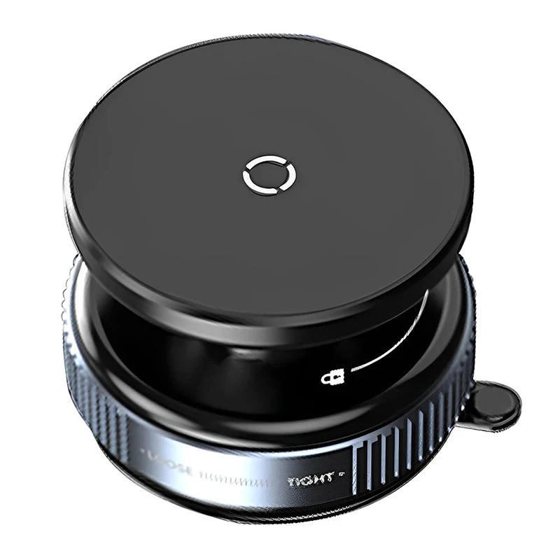 Vacuum Suction Magnetic Car Phone Holder Navigation 360 ° Rotating Desktop Efficient Convenient Works All Mobile Phones New