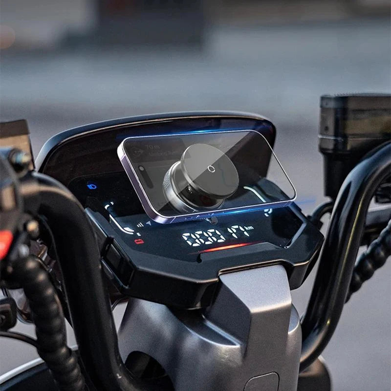 Vacuum Suction Magnetic Car Phone Holder Navigation 360 ° Rotating Desktop Efficient Convenient Works All Mobile Phones New