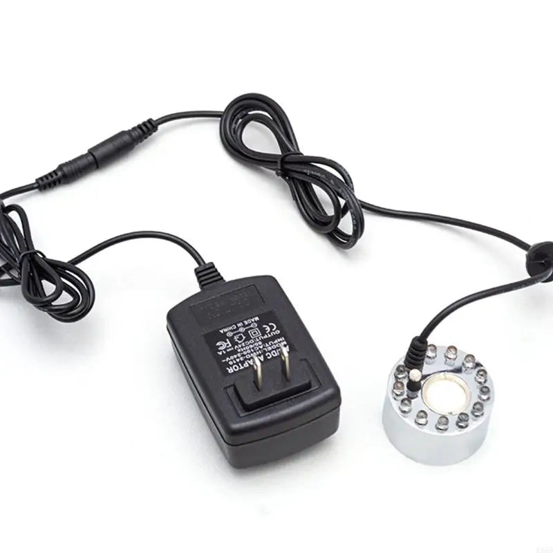 F68D Halloween LED Light Fogger Water Fountain Pond Maker for Halloween Decor