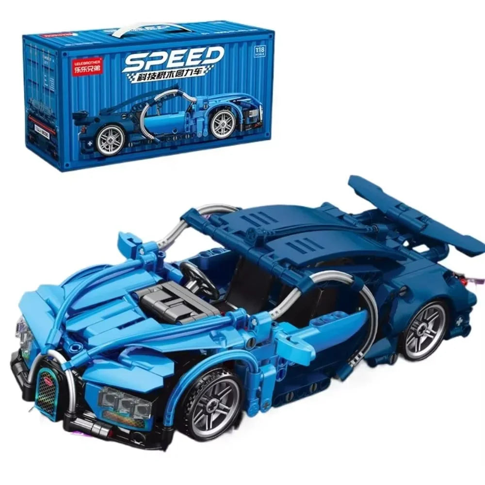 Supercar Building Blocks Car Early Learning Educational Assembled Toys Boys And Children Birthday Gift Building Blocks Ornaments