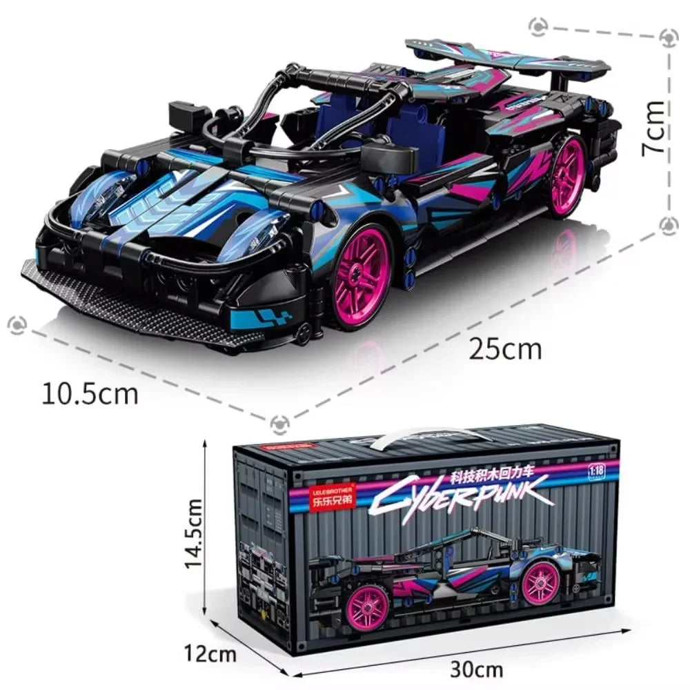 Supercar Building Blocks Car Early Learning Educational Assembled Toys Boys And Children Birthday Gift Building Blocks Ornaments