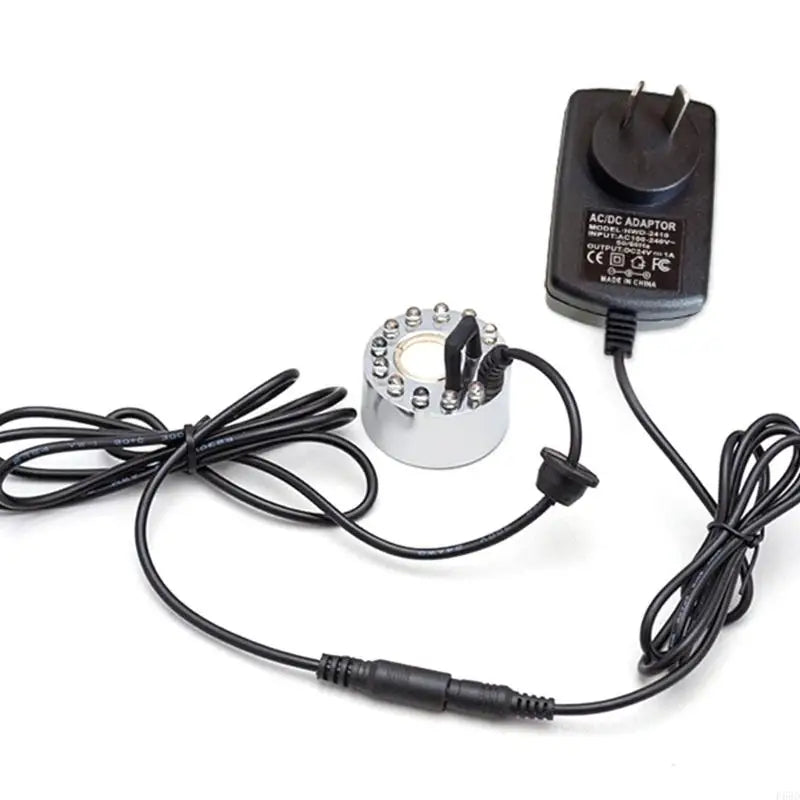 F68D Halloween LED Light Fogger Water Fountain Pond Maker for Halloween Decor