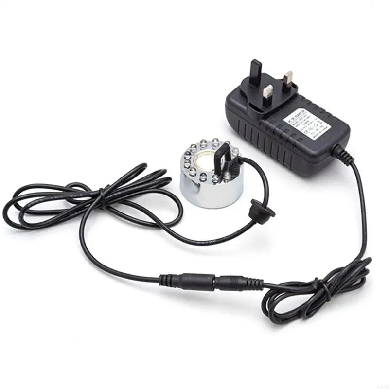 F68D Halloween LED Light Fogger Water Fountain Pond Maker for Halloween Decor