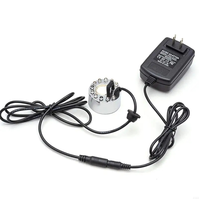 F68D Halloween LED Light Fogger Water Fountain Pond Maker for Halloween Decor