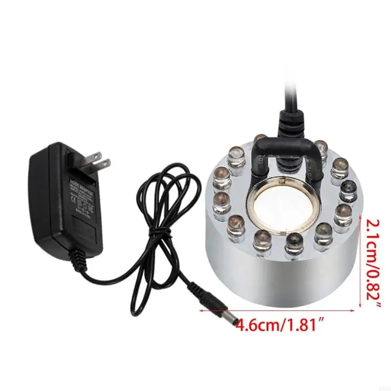 F68D Halloween LED Light Fogger Water Fountain Pond Maker for Halloween Decor