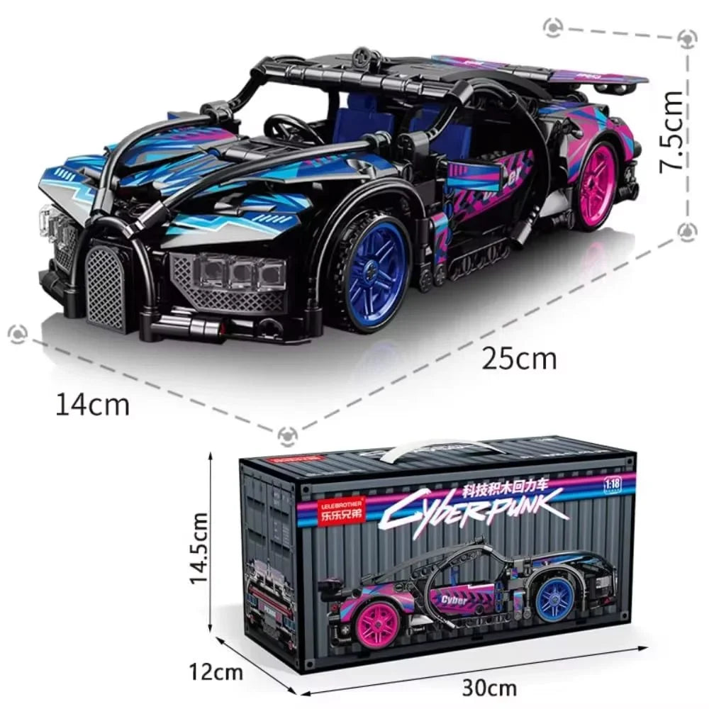 Supercar Building Blocks Car Early Learning Educational Assembled Toys Boys And Children Birthday Gift Building Blocks Ornaments