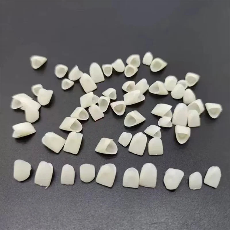 50/100pcs Dental Temporary Crown Resin Teeth Veneers Materials Porcelain Tooth For Anterior and Posterior Teeth Restoration Tool
